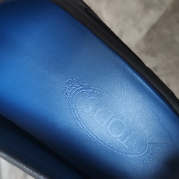 Tod's Dark Gray Loafers - Picture 7 of 9